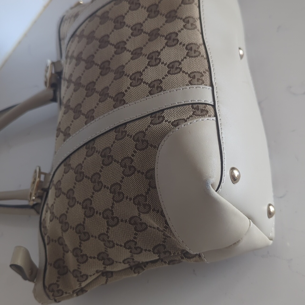 NOT FOR SALE SOLD Gucci Canvas Tote Vintage - Picture 8 of 15